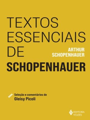 cover image of Textos essenciais de Schopenhauer